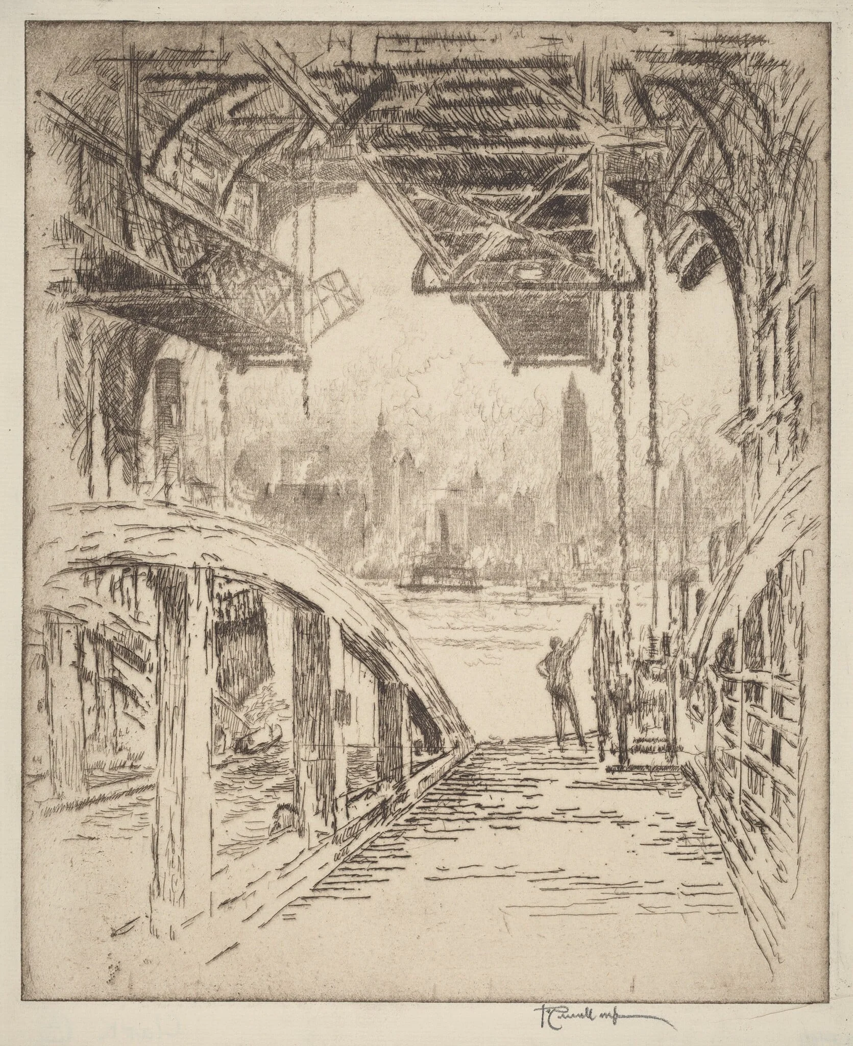 The Ferry House, detail