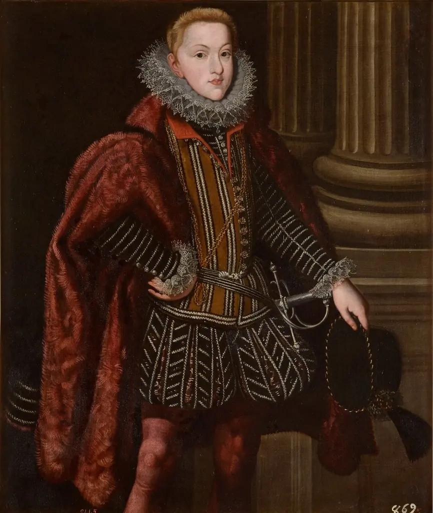 El archiduque Leopoldo cuñado de Felipe III, by Bartolomé González y Serrano, oil, 1608