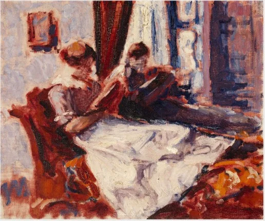 A Quiet Read, detail