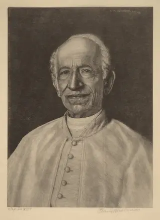 Pope Leo XIII, by Charles M. Johnson, ink, 1899