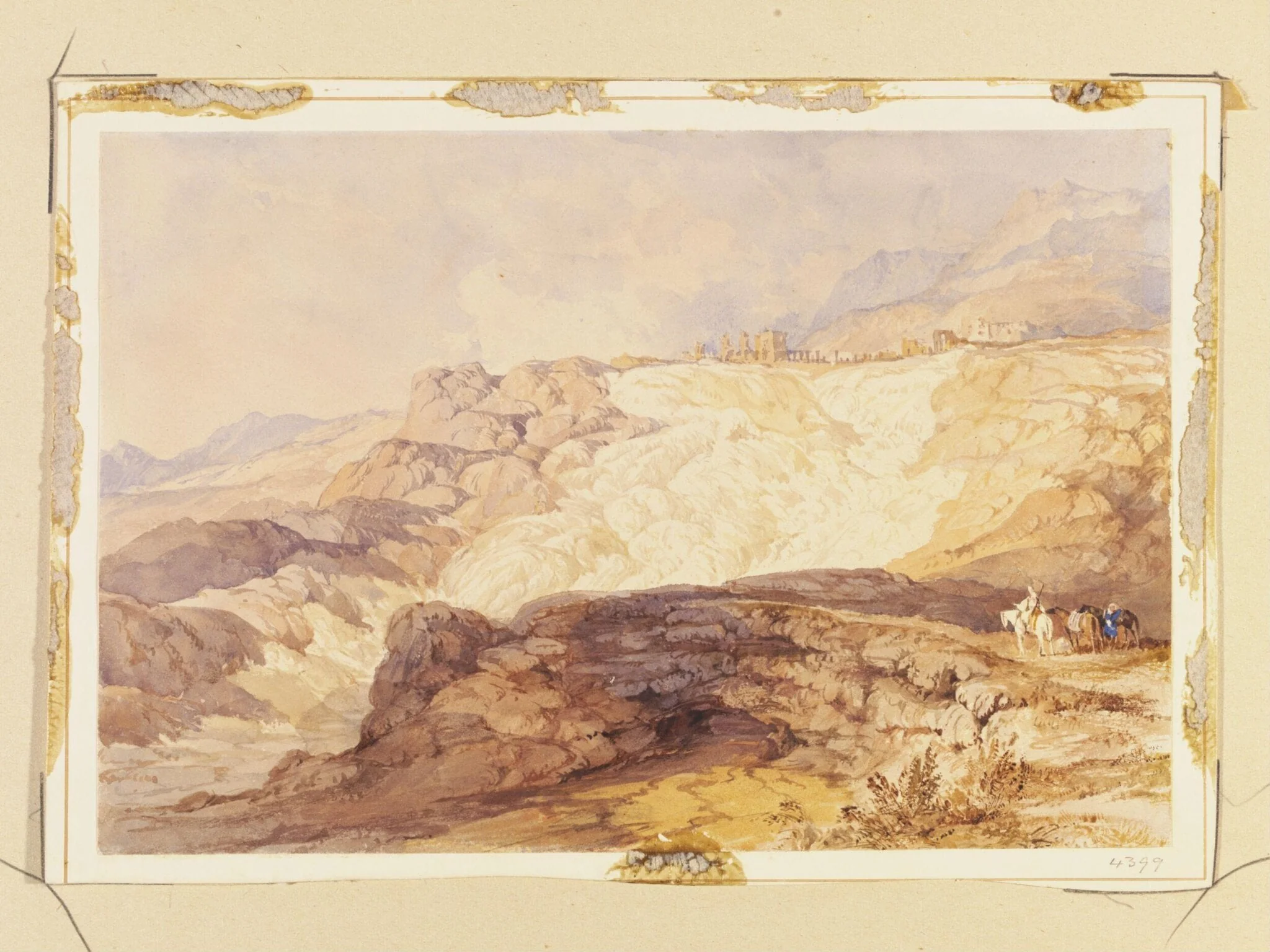 The Ruins of Hierapolis, detail