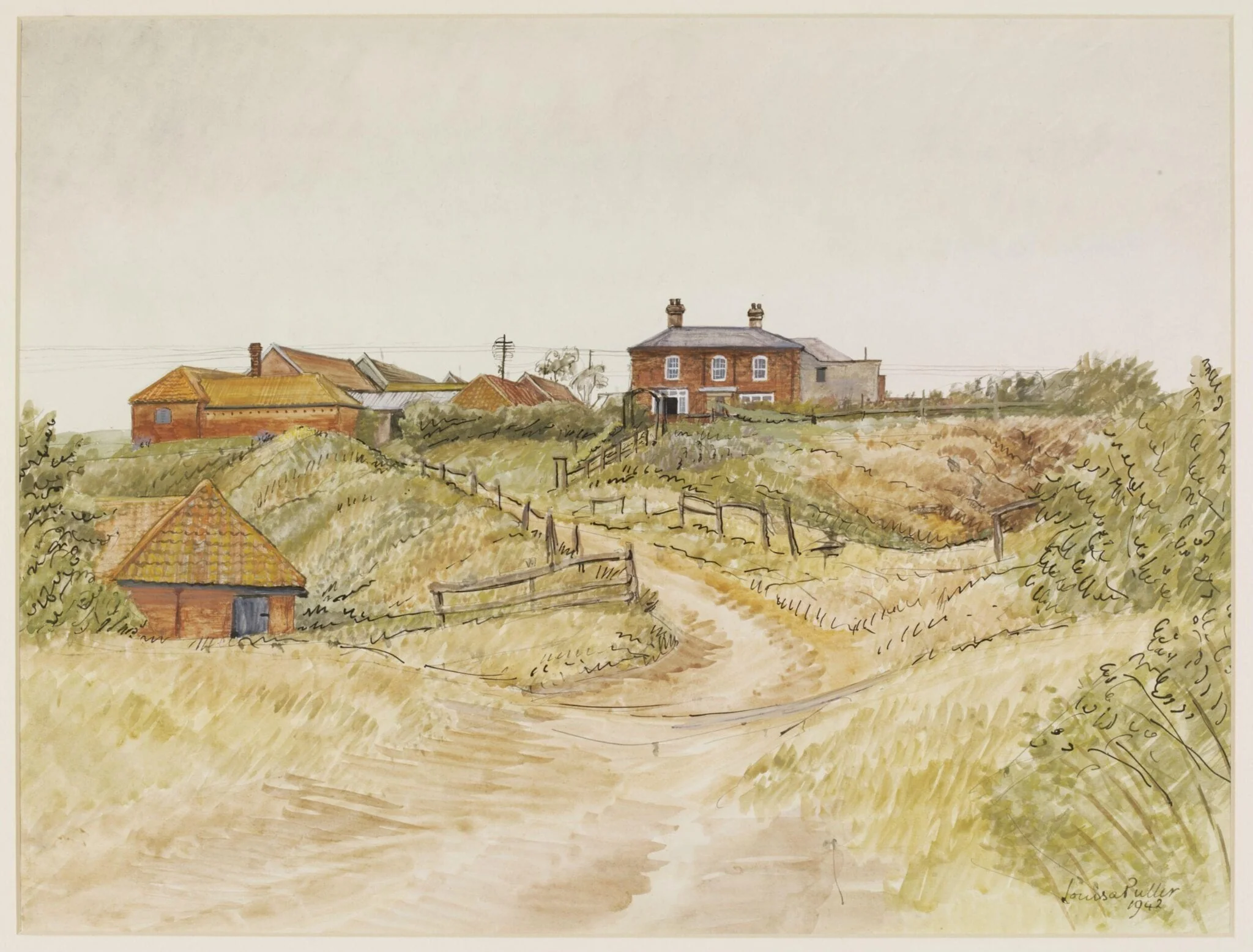The Valley Farm, near Sudbourne, detail