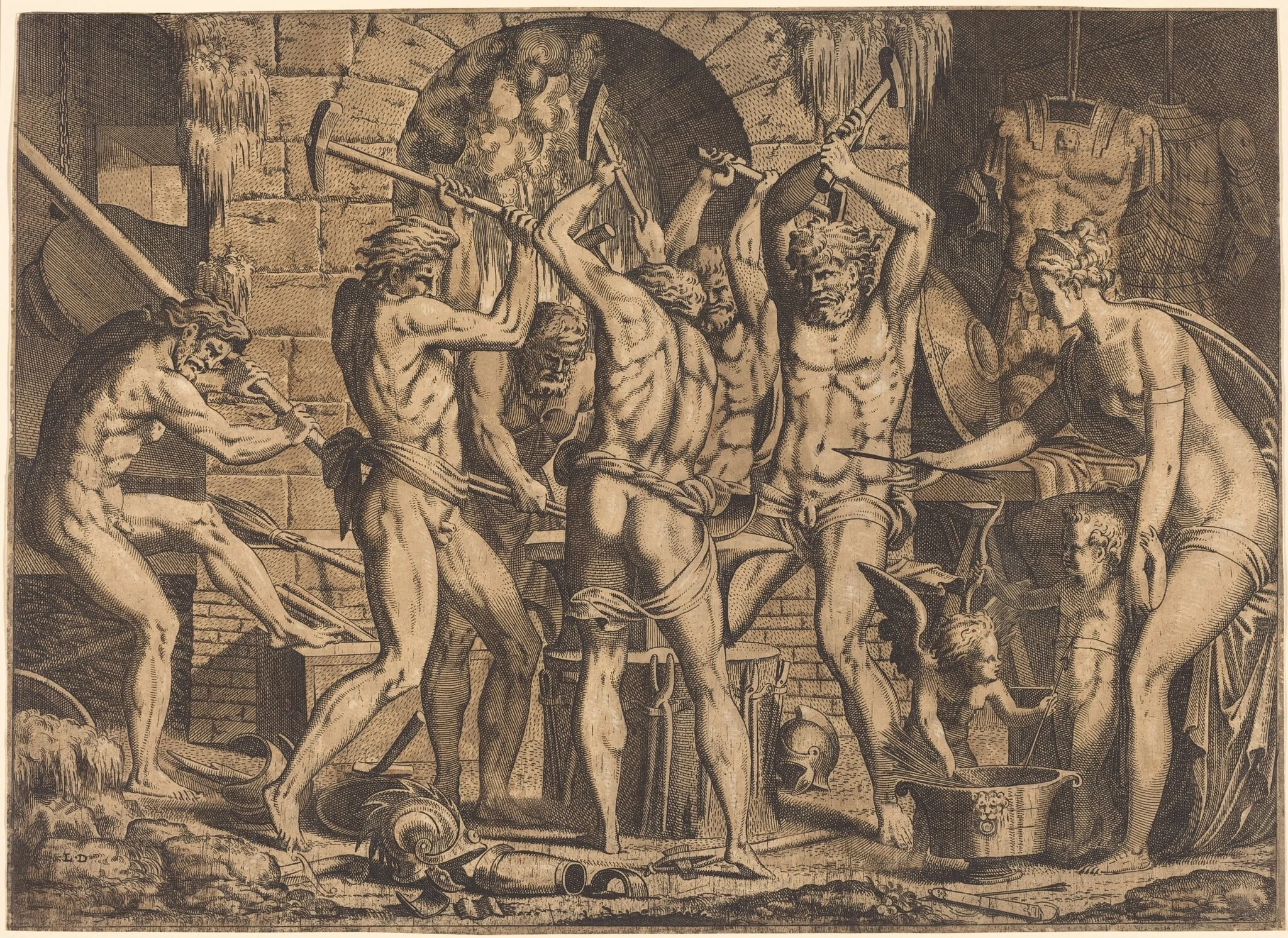 Venus at Vulcan's Forge, detail