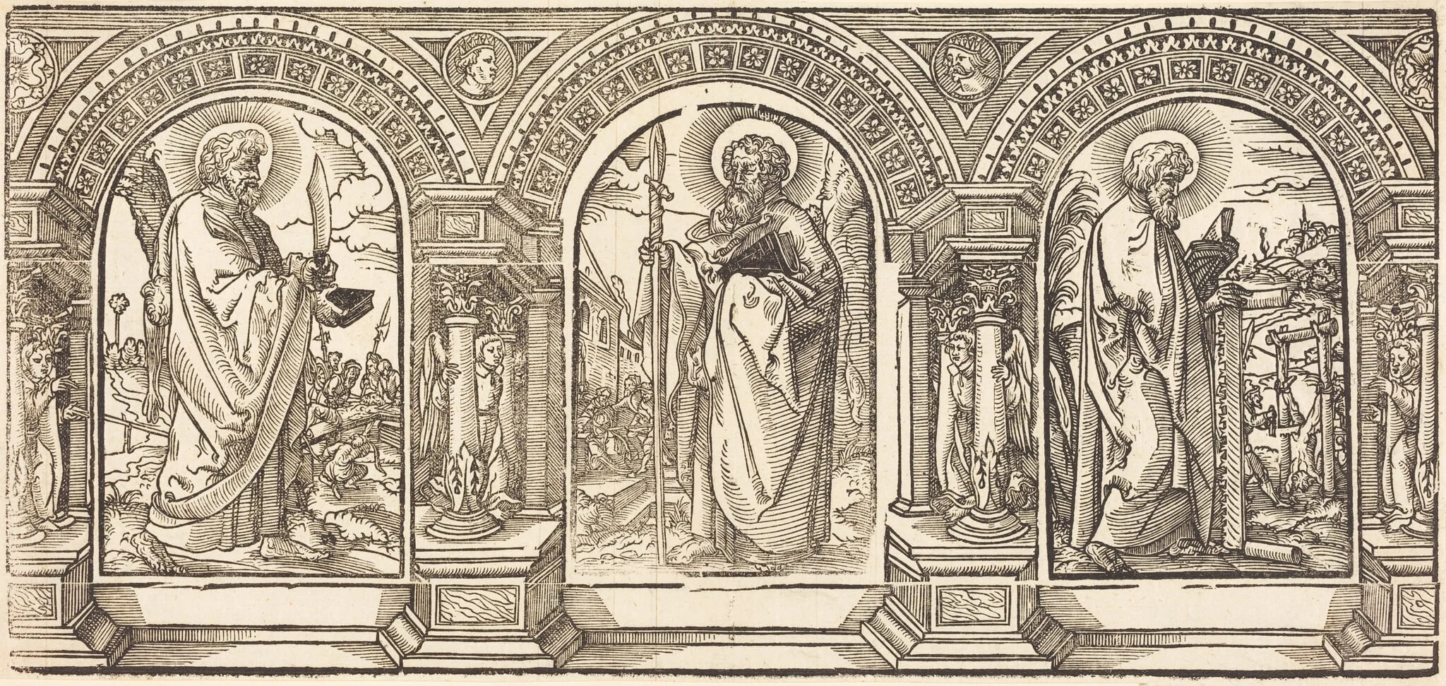 Christ and His Disciples I, detail
