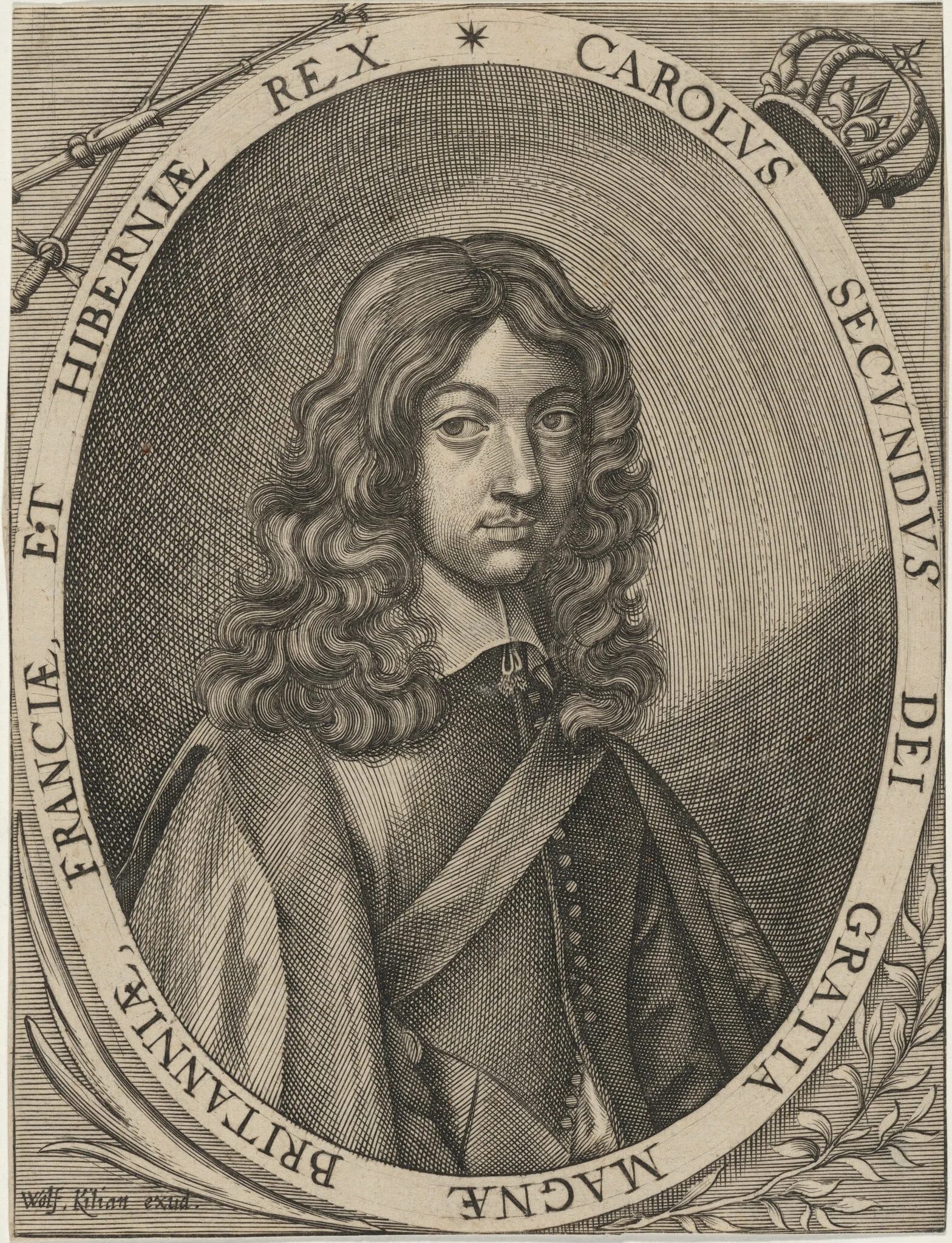 Charles II, detail