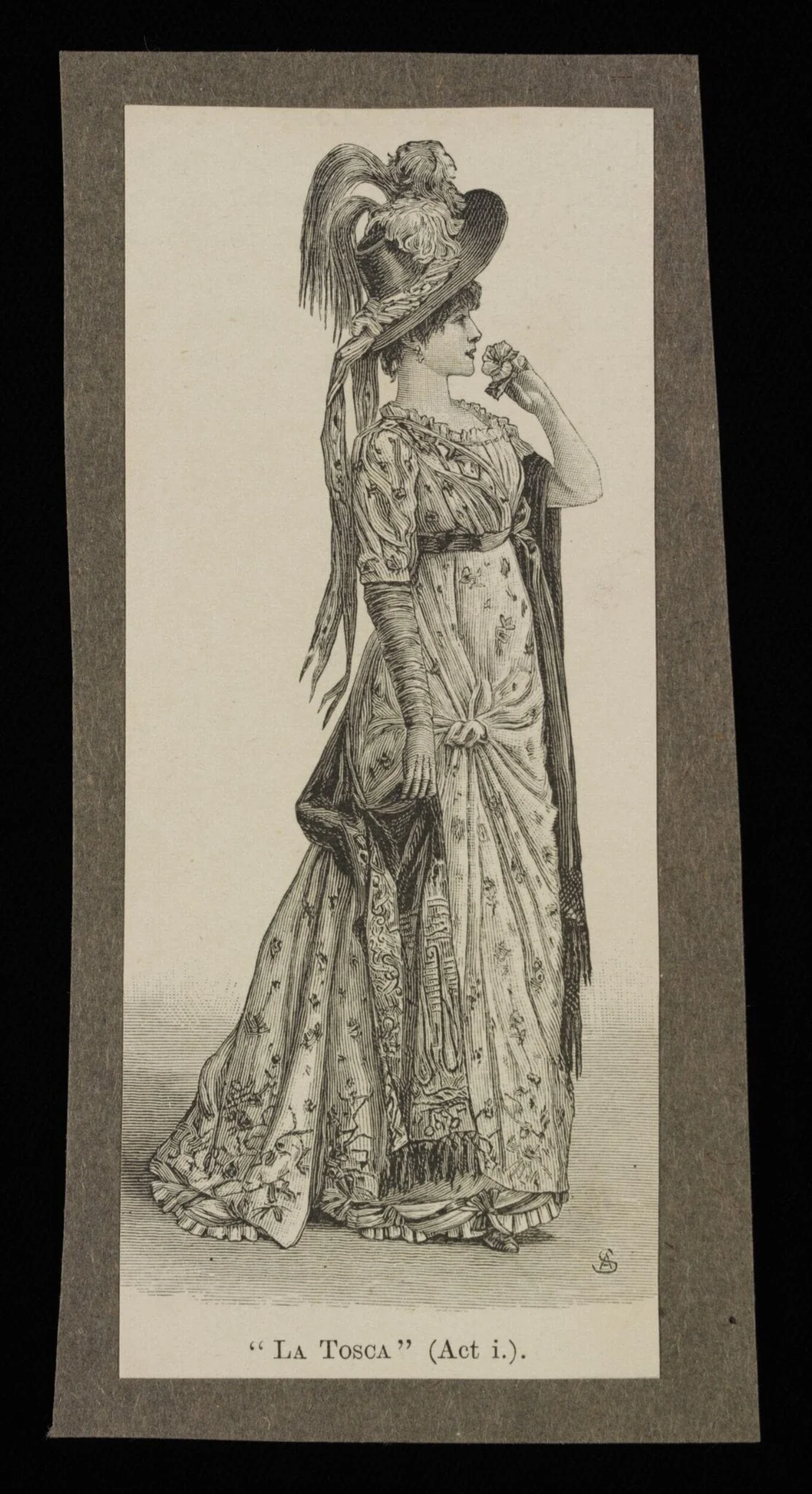 La Tosca, detail