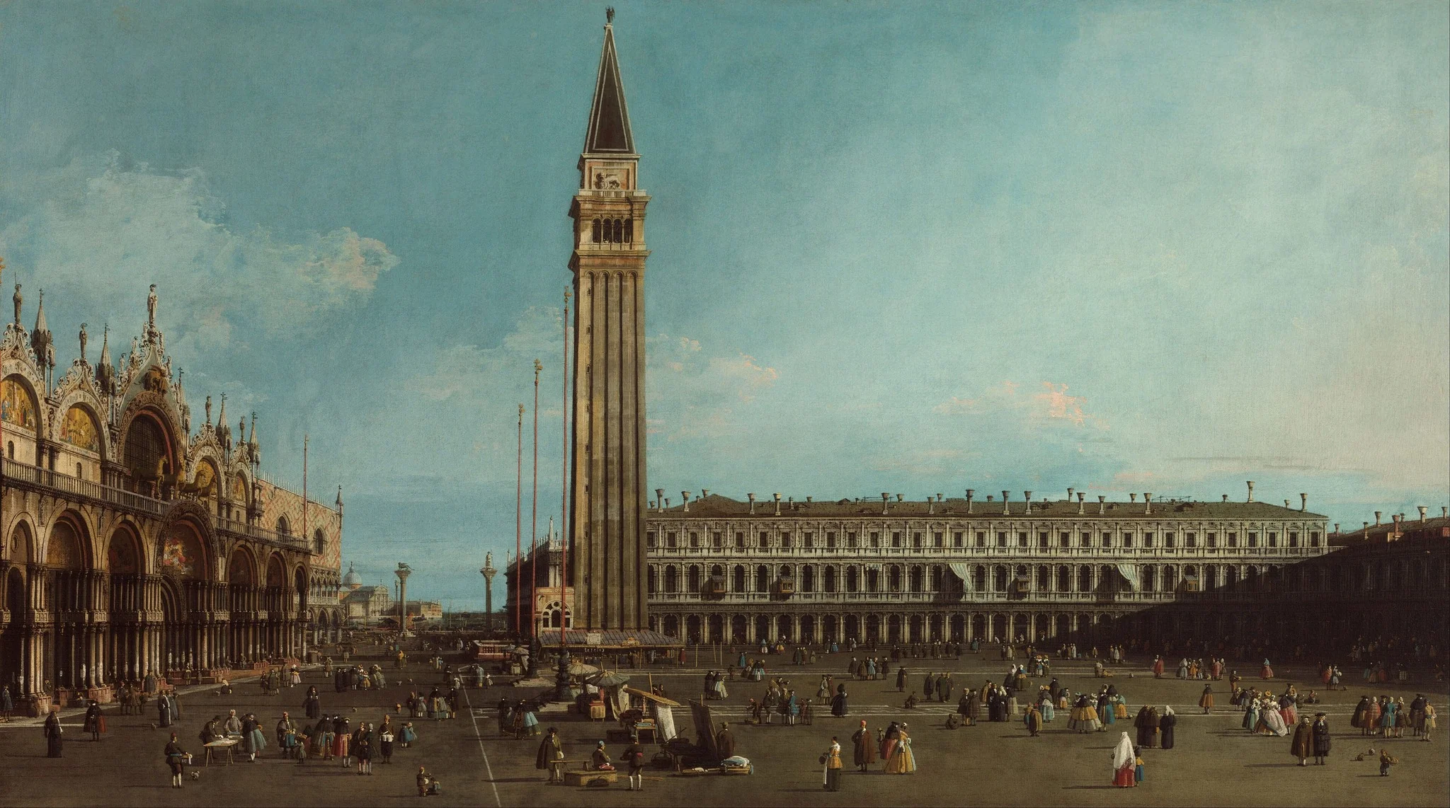 The Piazza San Marco, Venice, detail