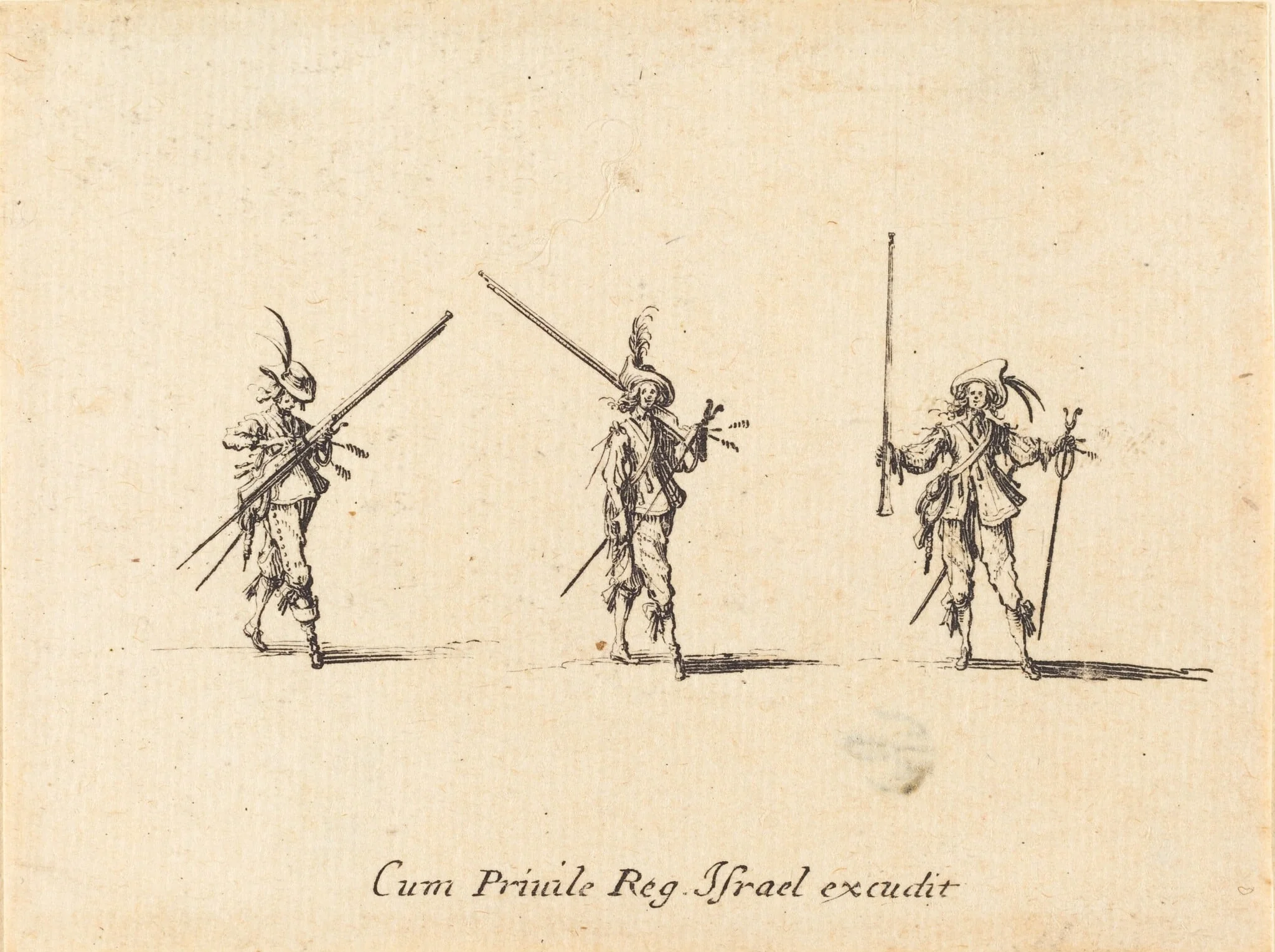 Drill with the Musket, detail