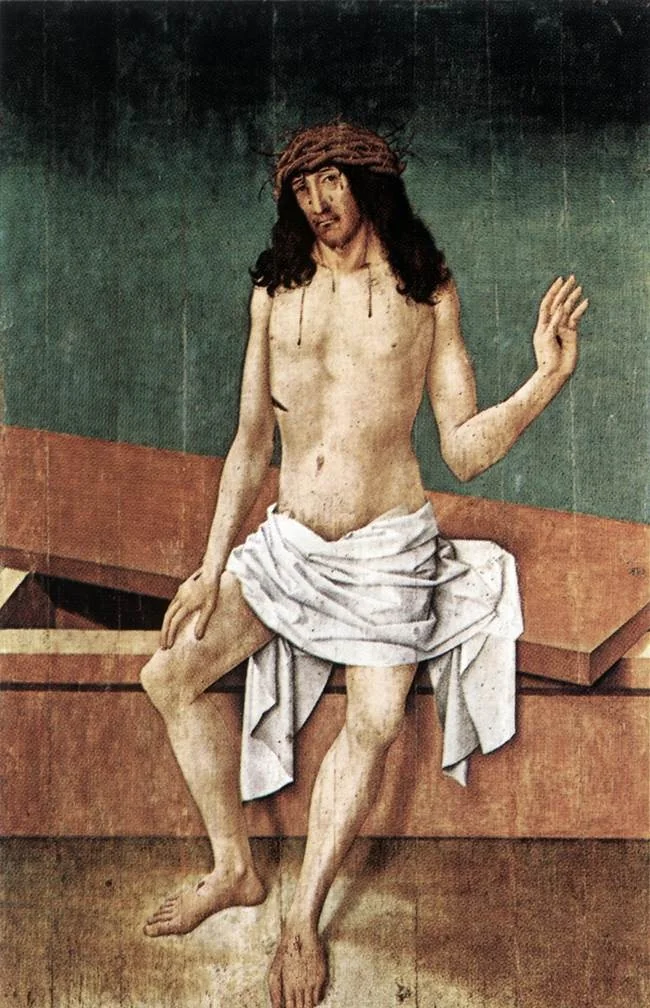 Christ as Man of Sorows, detail