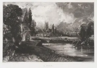 A MILL, by John Constable