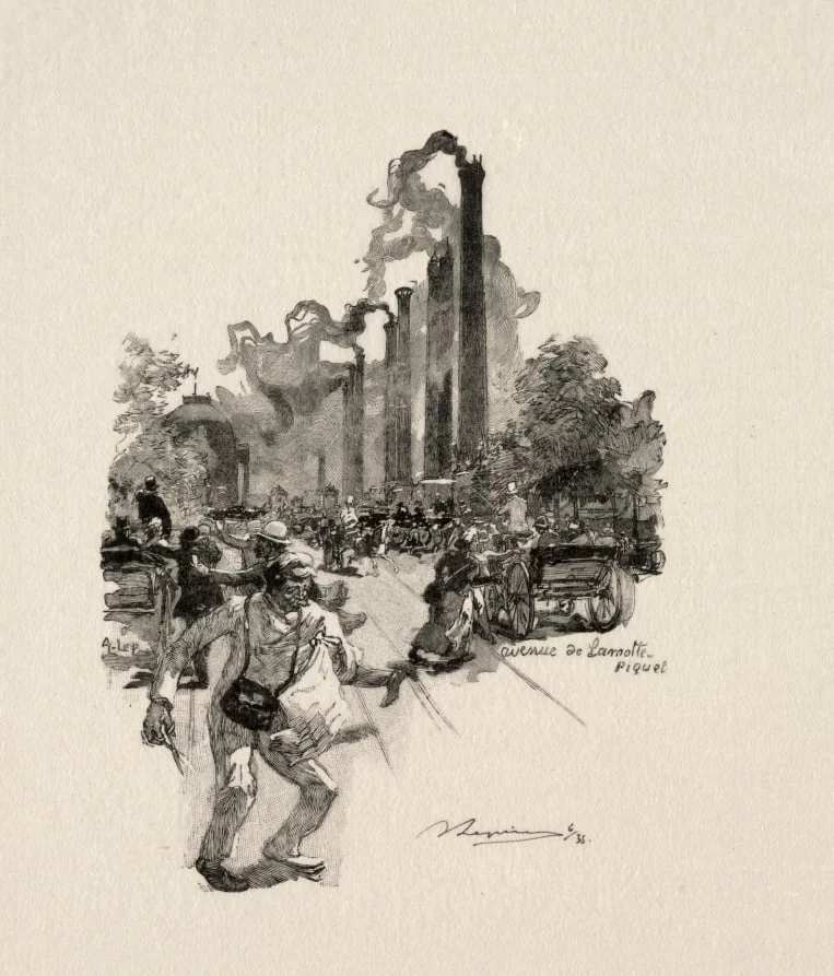 Avenue Lamotte-Piquet, detail