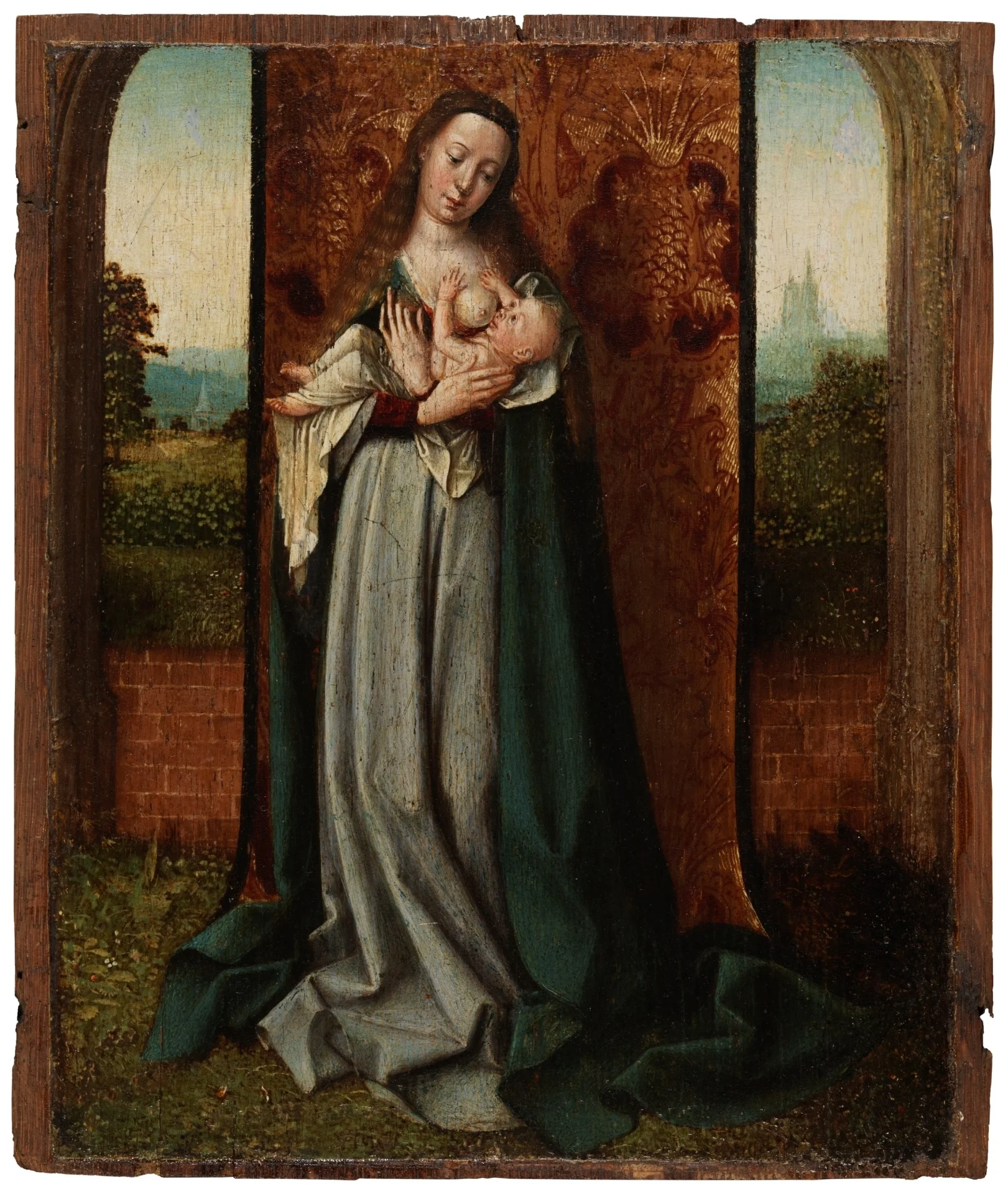 The Virgin and Child, detail