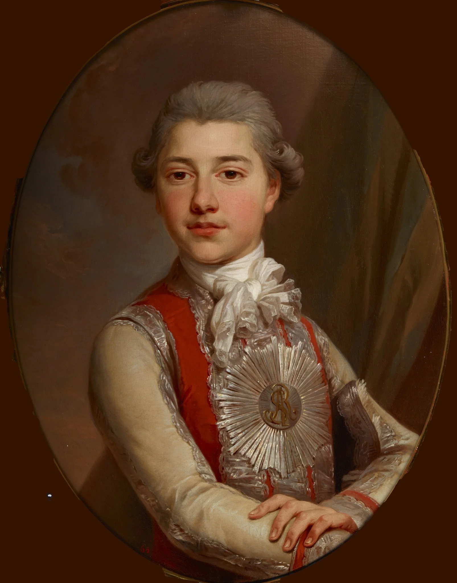 Portrait of Prince Józef Poniatowski as a Youth, detail