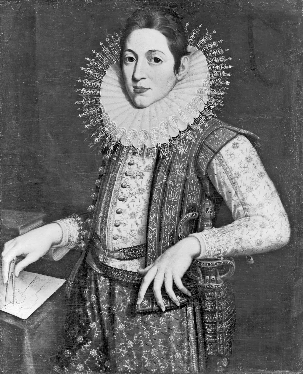 Portrait of an Architect, by Scipione Pulzone, oil, 1592