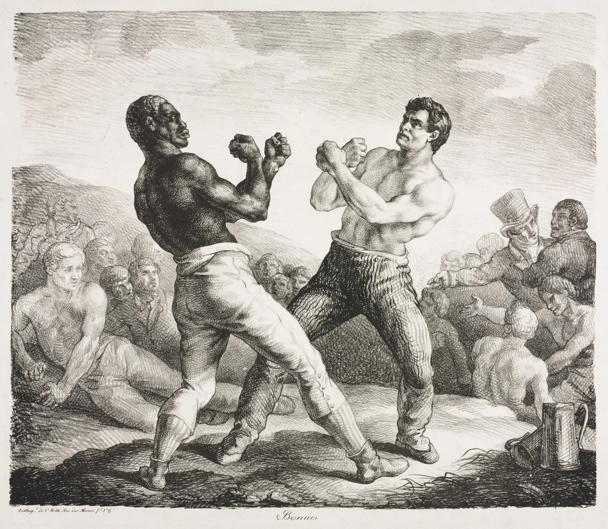Boxers, detail
