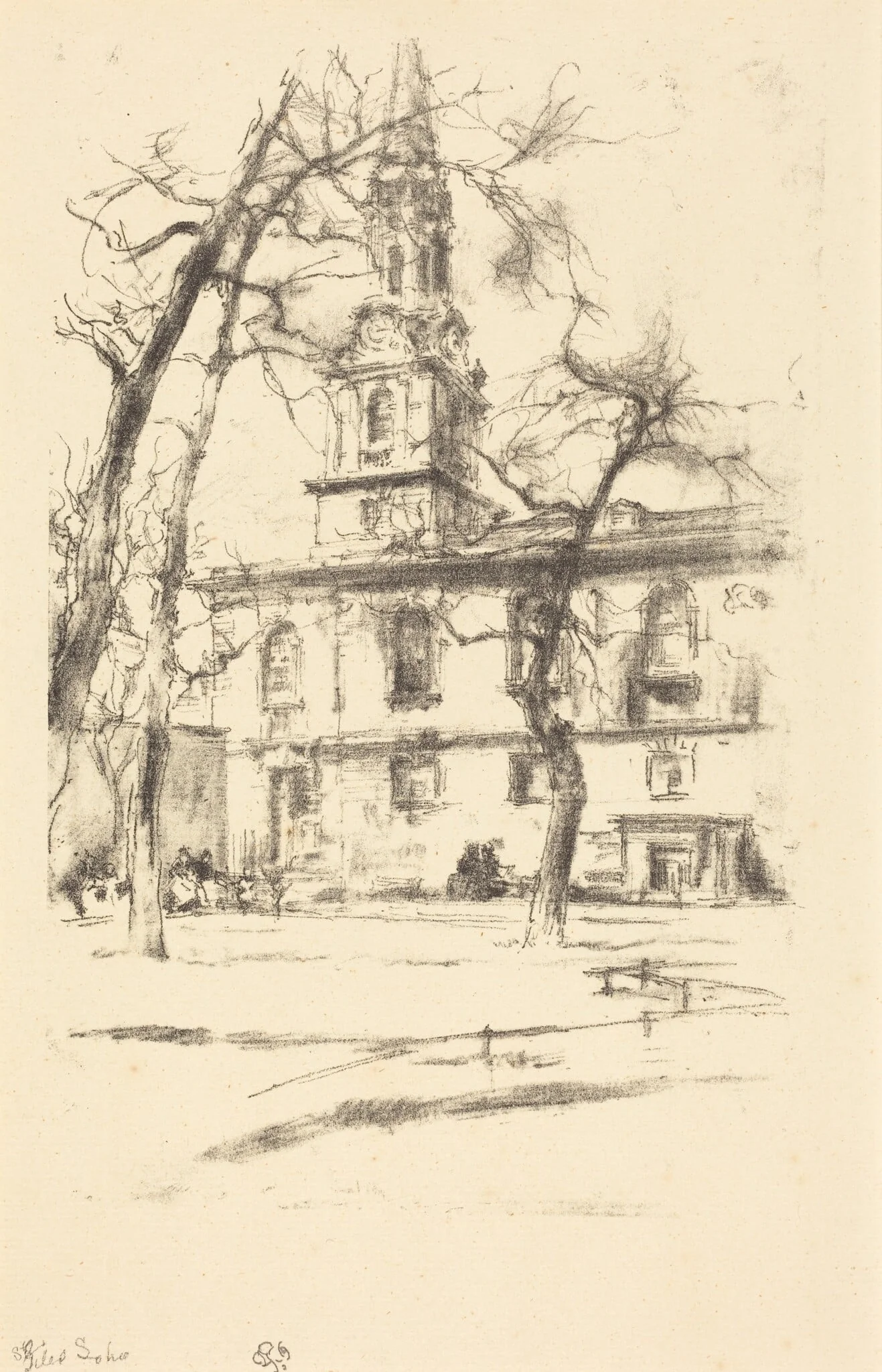 St. Giles-in-the-Fields, detail