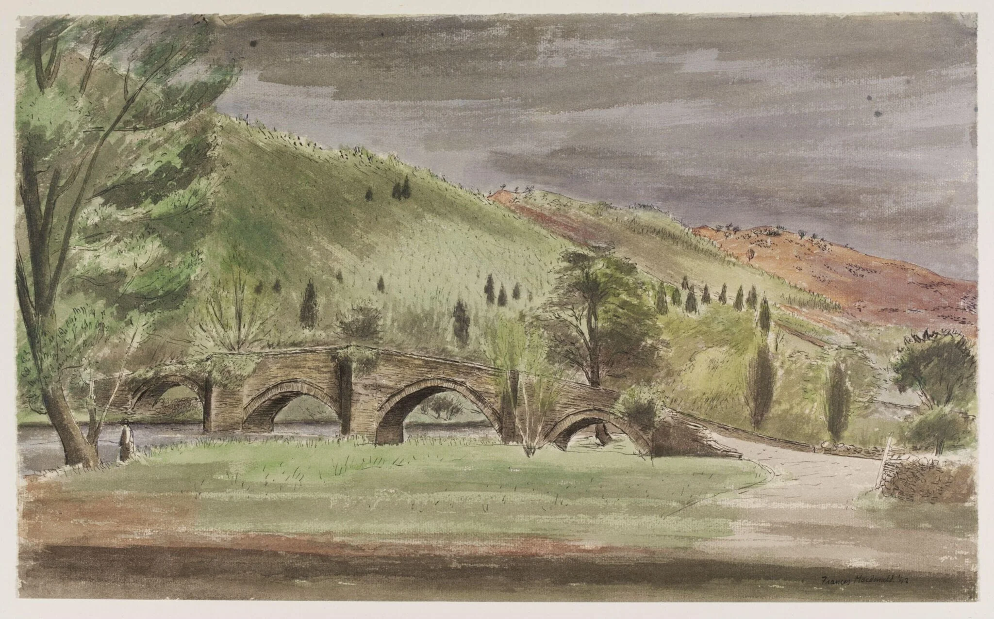 Pont dol Rhiw Gelen (Bridge over the Goedel designed by Inigo Jones), Merionethshire, detail