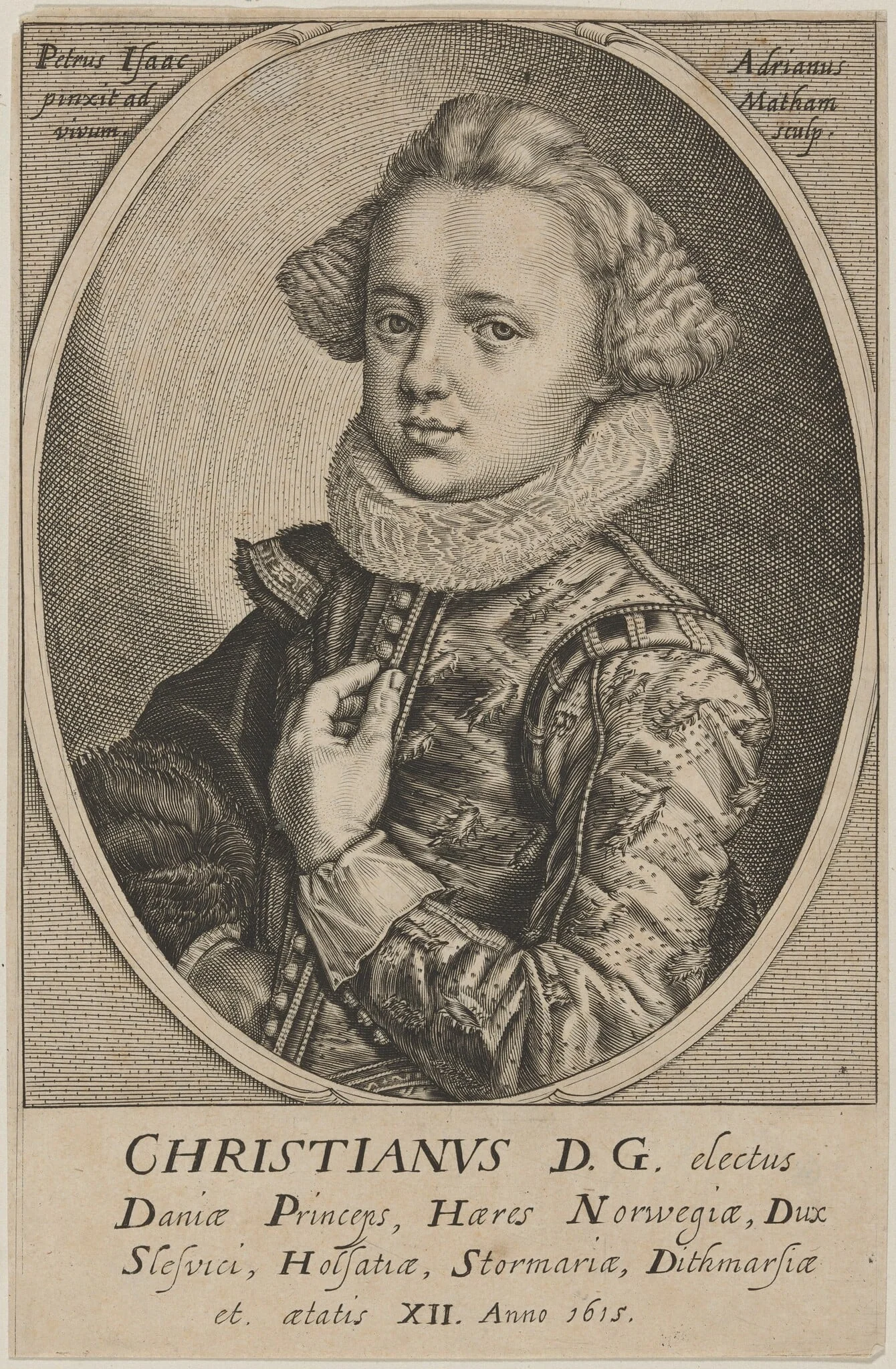 Prince Christian of Denmark, Son of Christian IV, detail