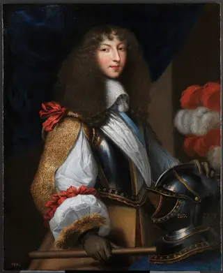 Louis XIV as a young man, by Jean Nocret, oil, 1655
