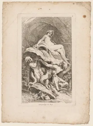Book of Fountains:  No. 4, by Gabriel Huquier, 1736