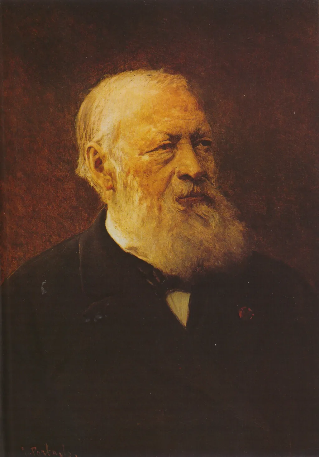 The writer Hendrik Conscience, by Jean-François Portaels, oil, 1870