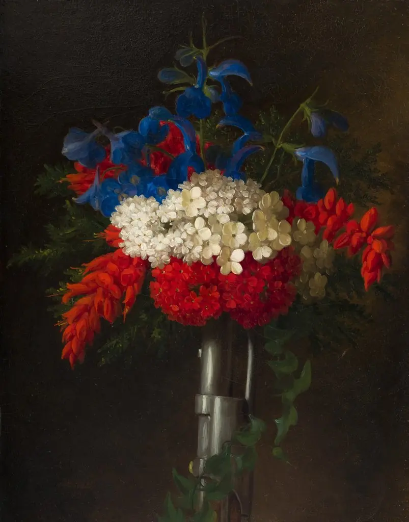 Patriotic Bouquet, by George Henry Hall, unspecified, 1861