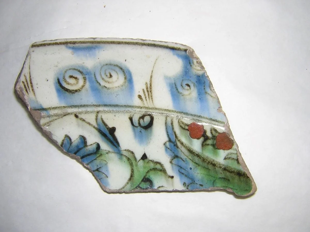 Farfurie (fragment), detail