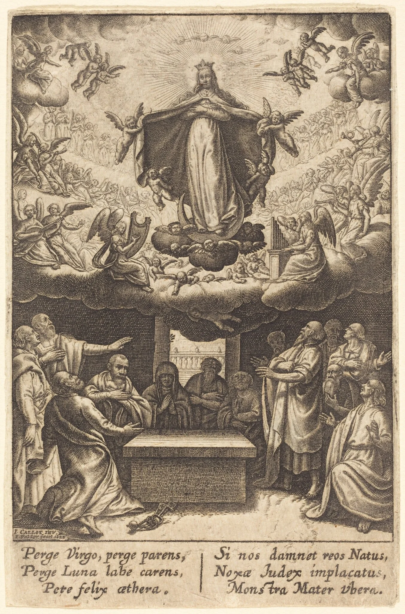 The Assumption of the Virgin, detail