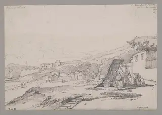 Corner of Macao Bay, looking west, by George Chinnery, 17