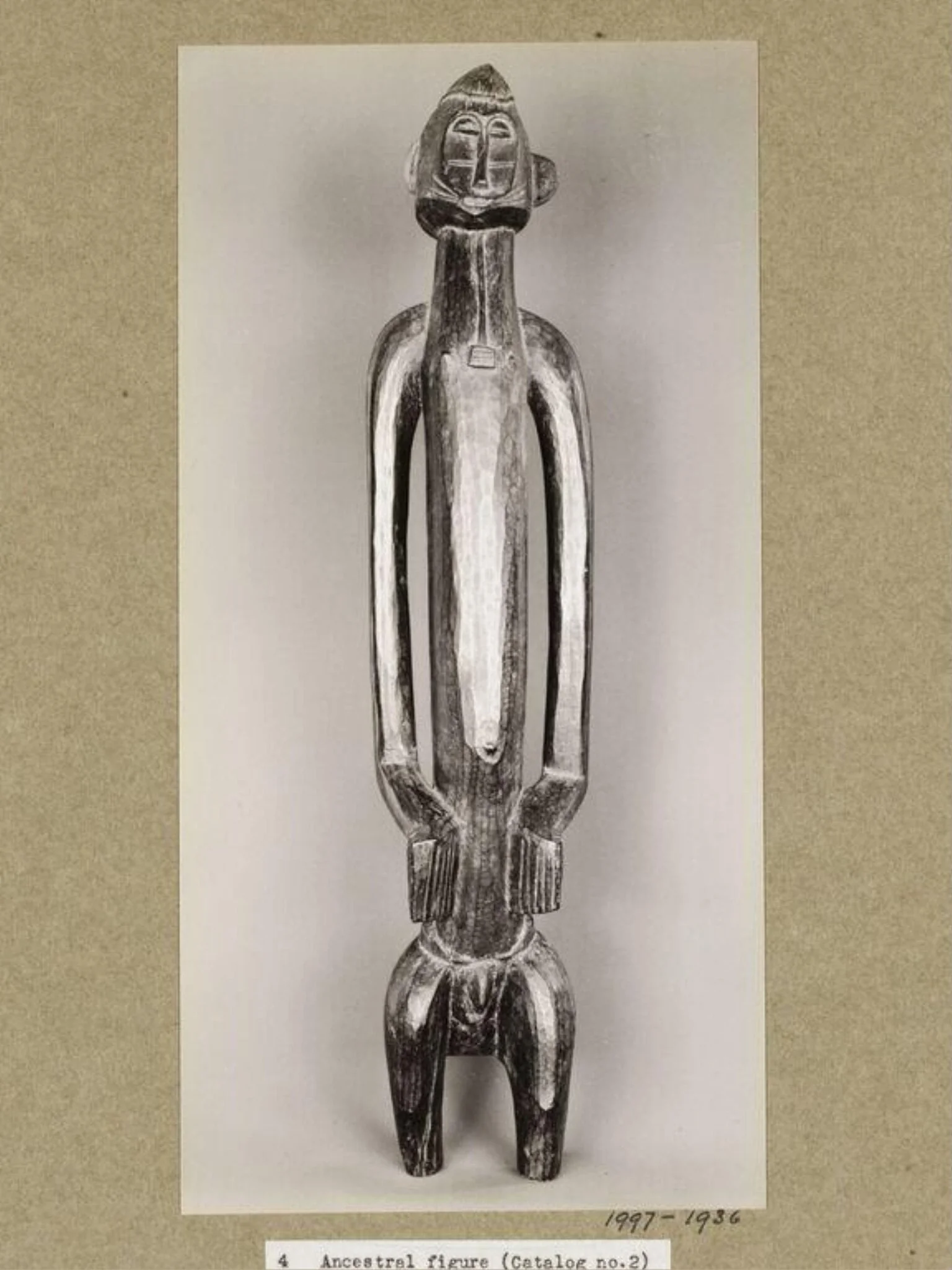 Ancestral figure, detail