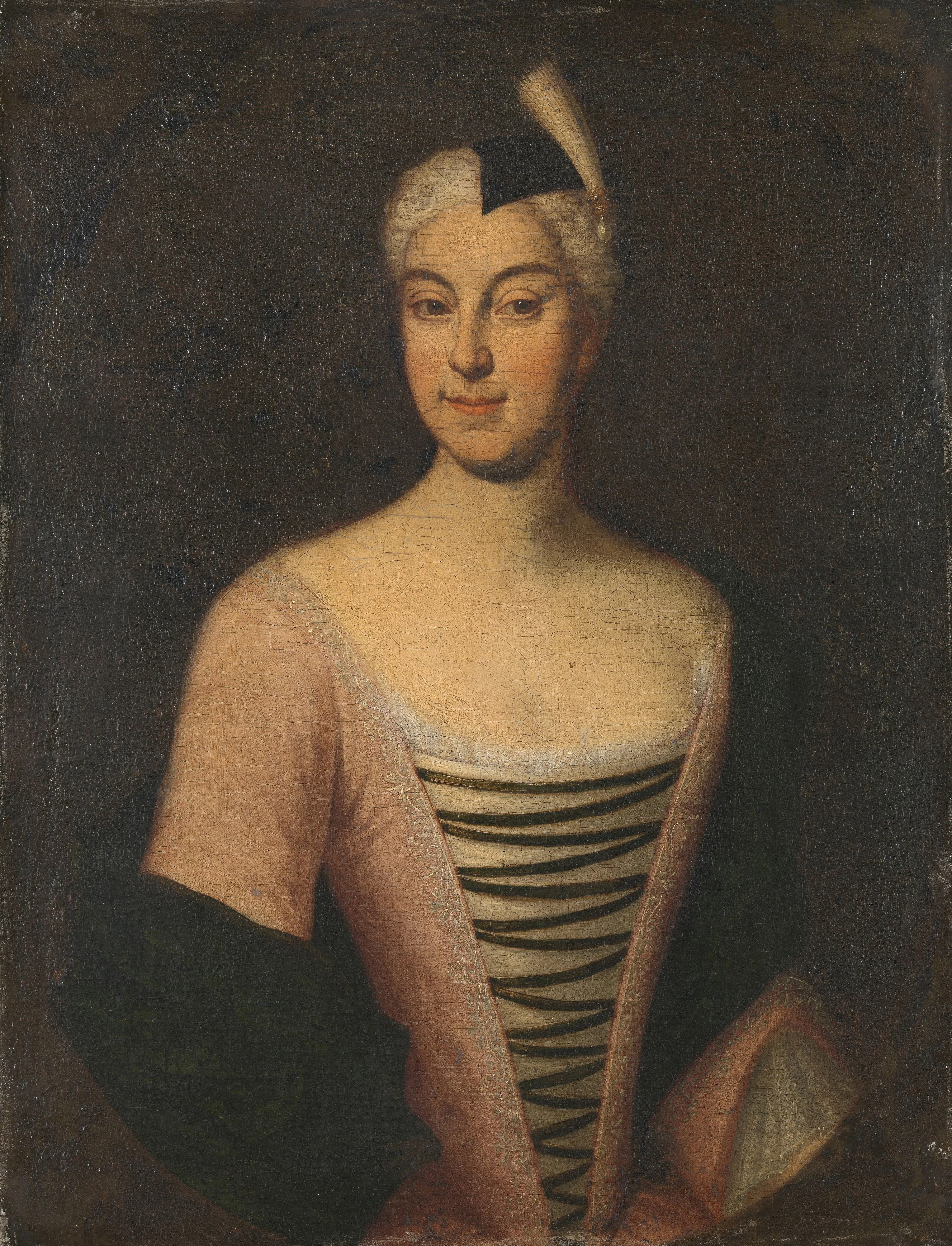Portrait of a woman, detail