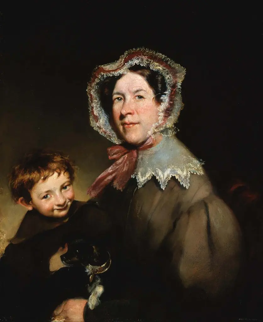 Deliverance Mapes Waldo and Her Son, by Samuel Lovett Waldo, unspecified, 1830