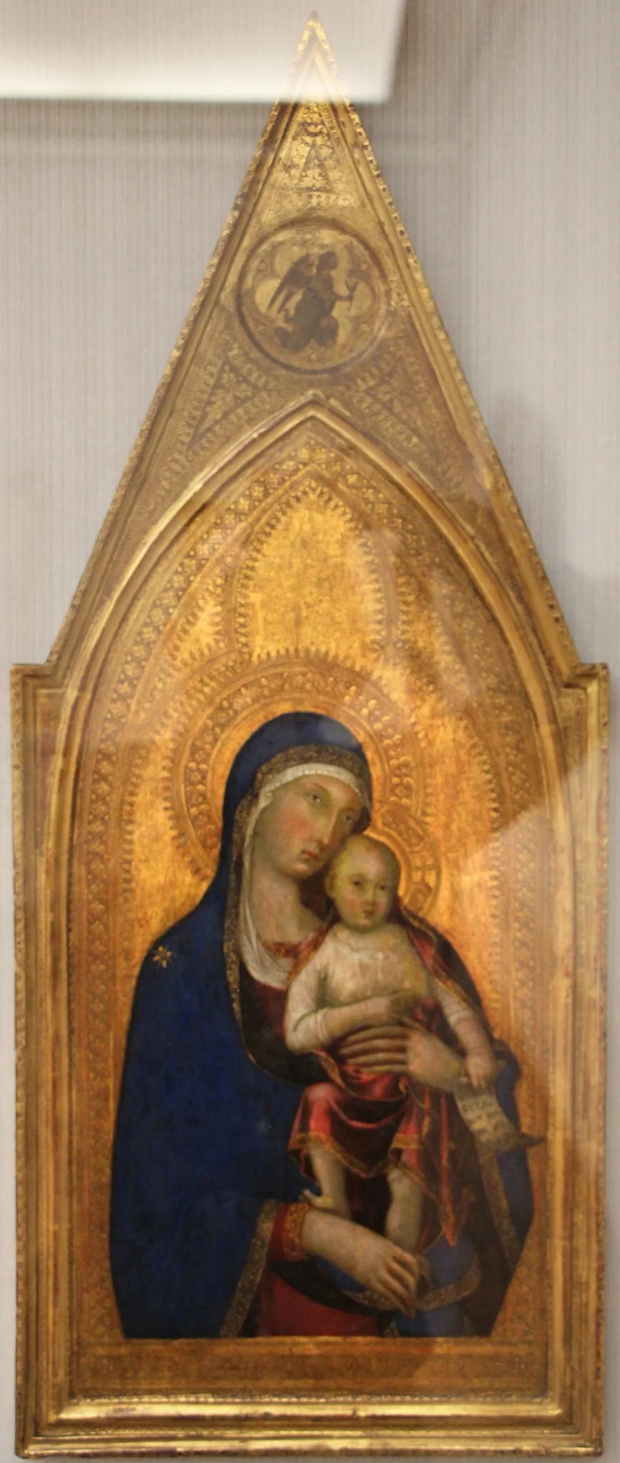 Maria mit dem Kind, detail