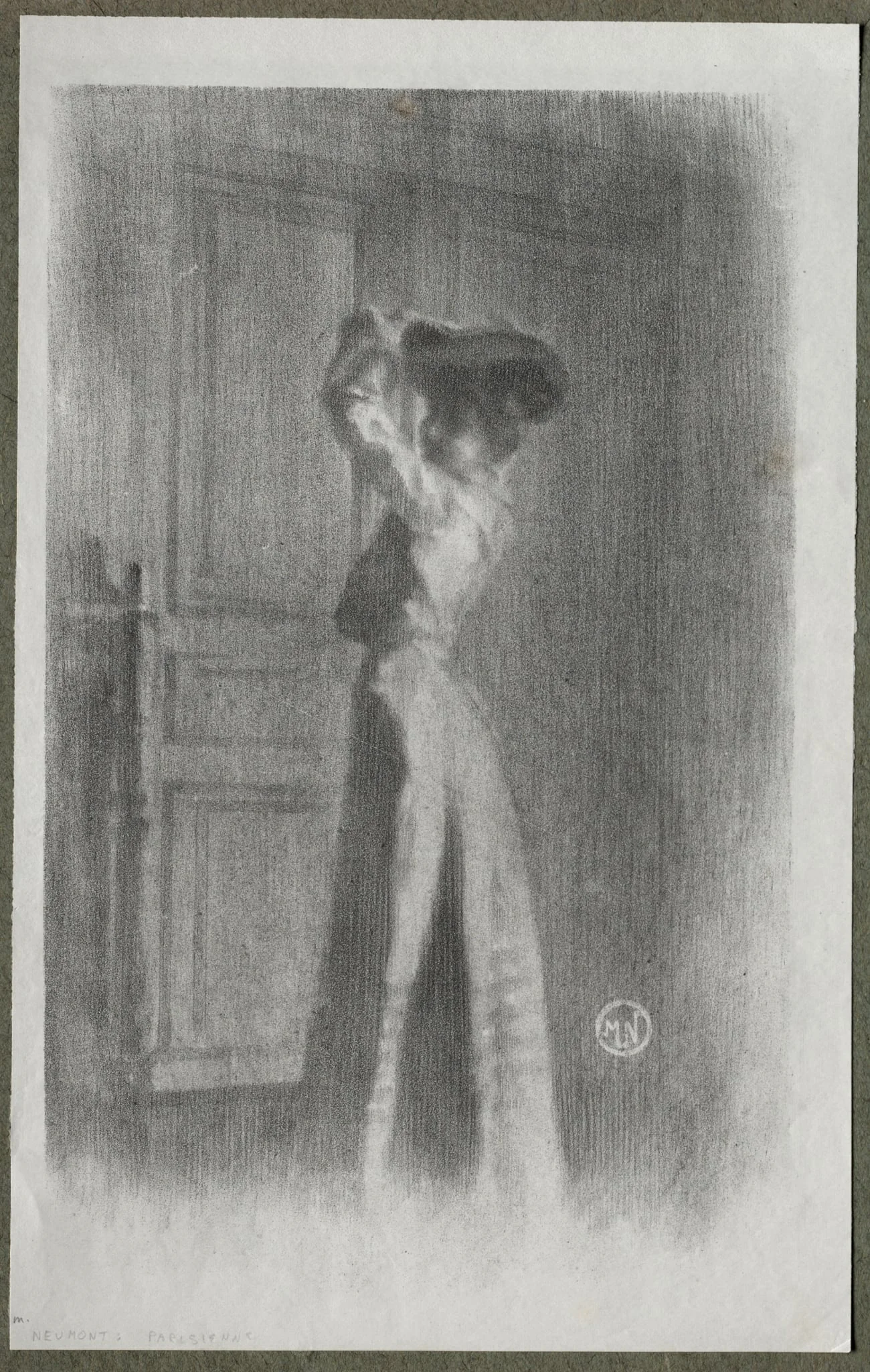 Fashionable Woman, detail