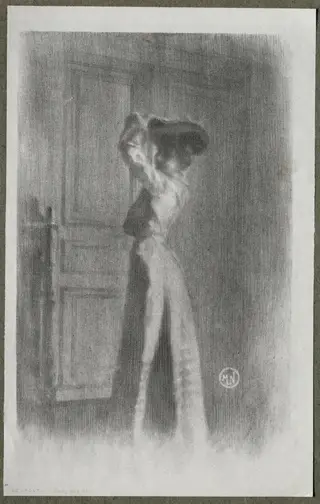 Fashionable Woman, by Maurice Louis Henri Newmont, 1900