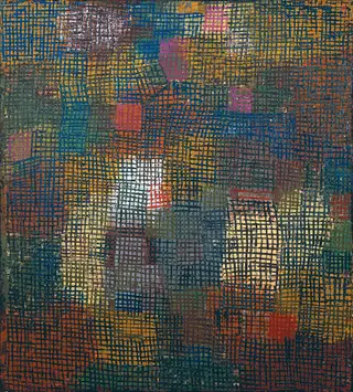 Colors from a Distance, by Paul Klee, oil, 1932