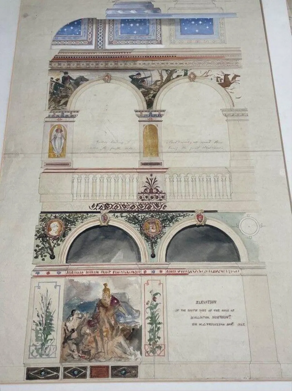 Untitled, by William Bell Scott, watercolor, 1865