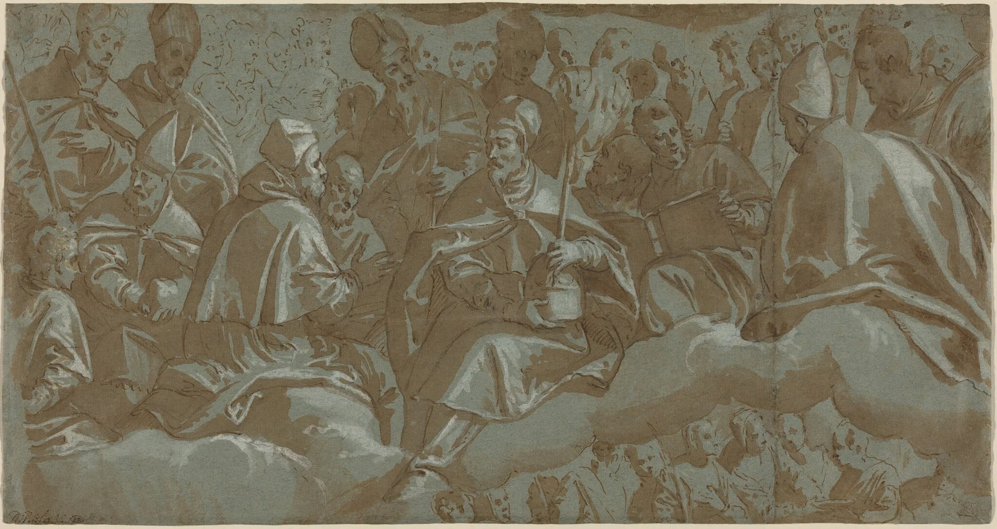 Saints on Clouds, detail
