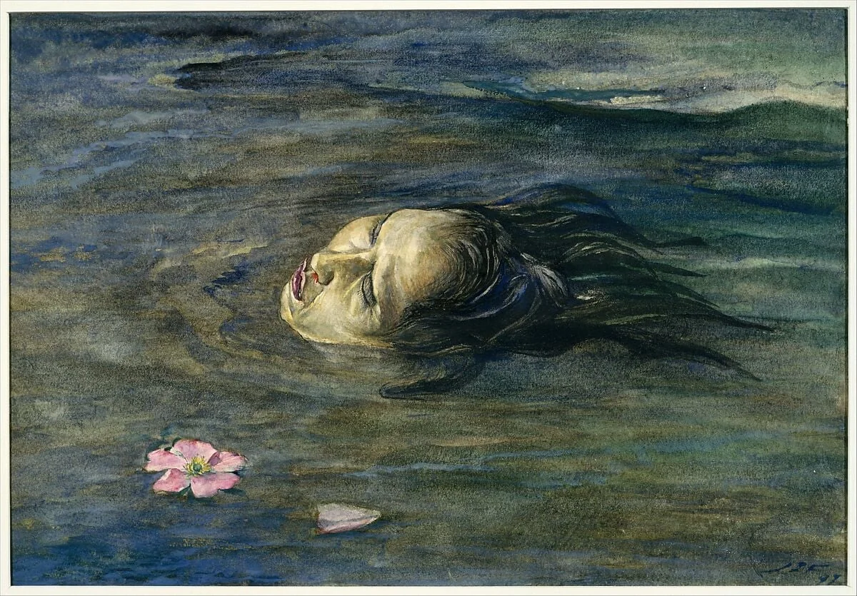 The Strange Thing Little Kiosai Saw in the River, detail