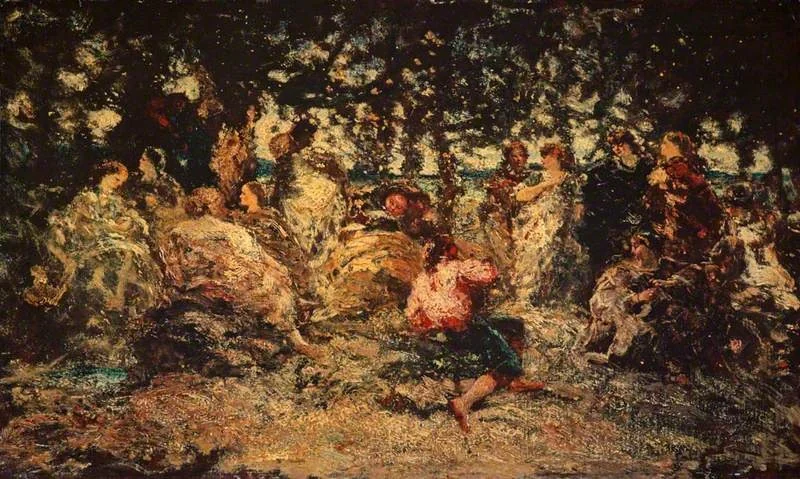 A Woodland Fête, detail