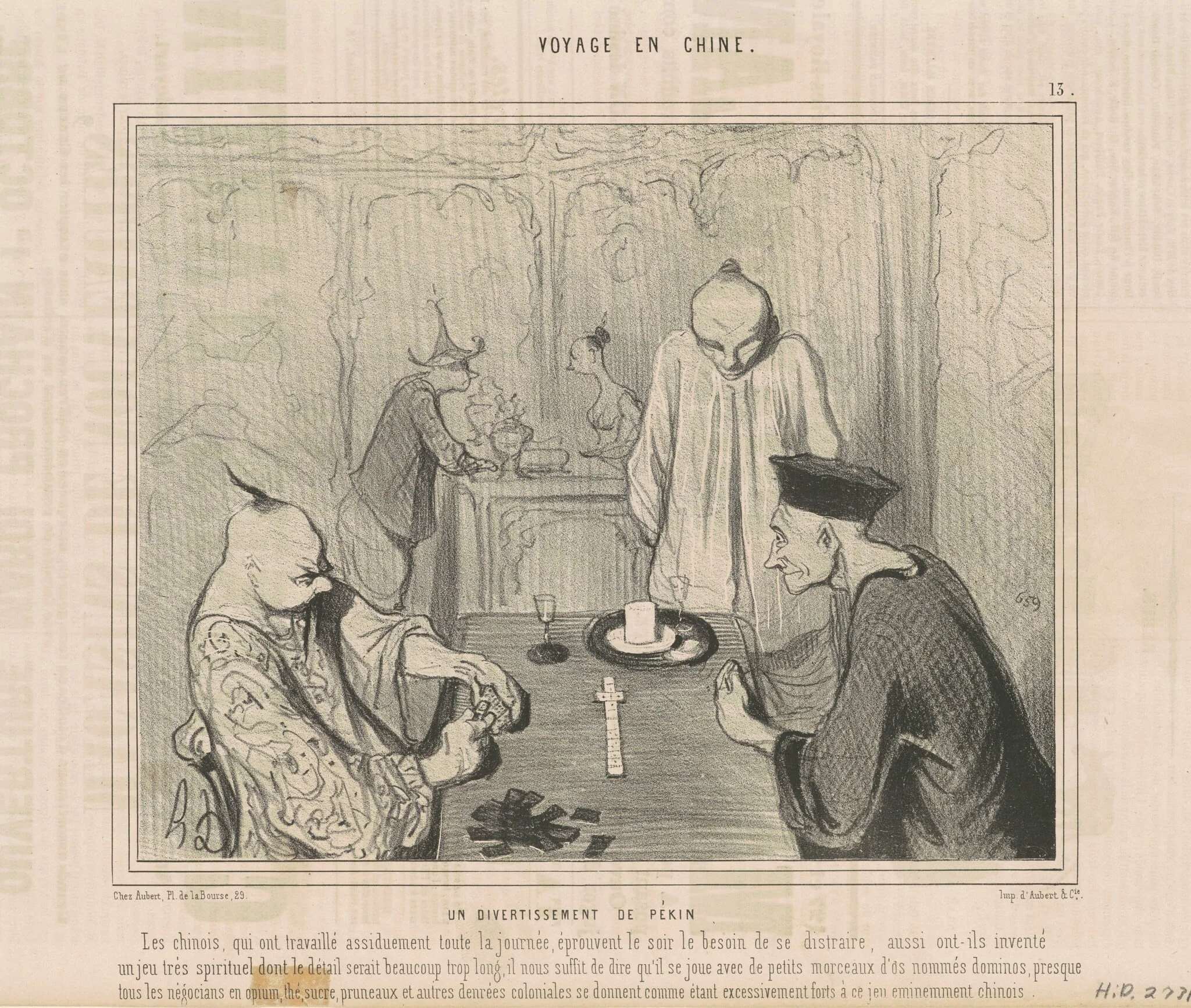 Un divertissement de pékin, detail
