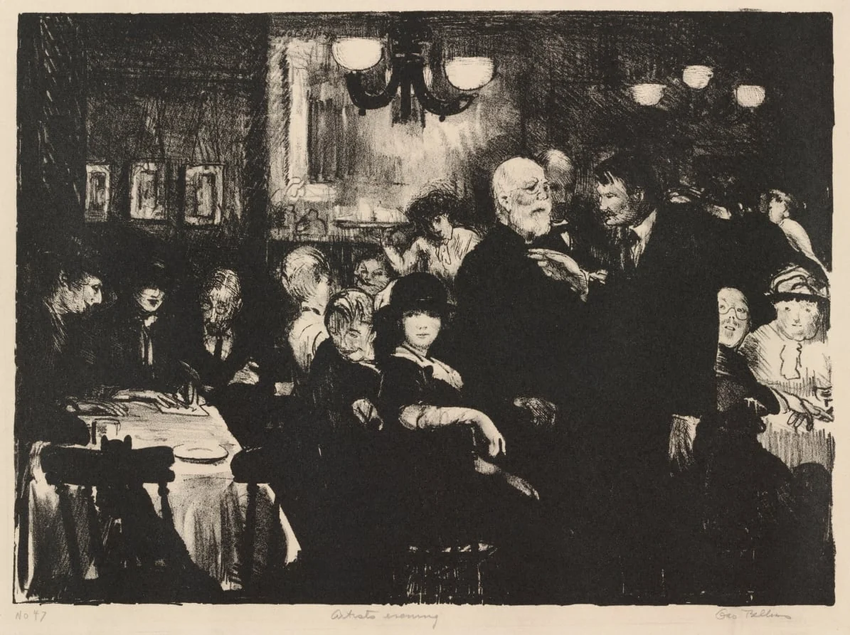 Artist's Evening, detail