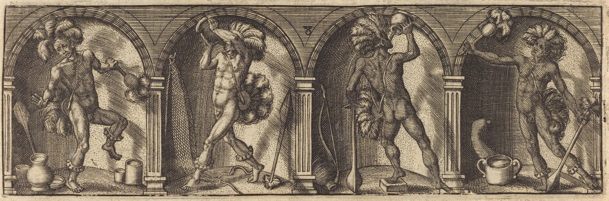 Les divers pourtraicts et figures VIII, detail