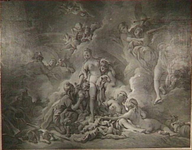 Het oordeel van Paris, detail