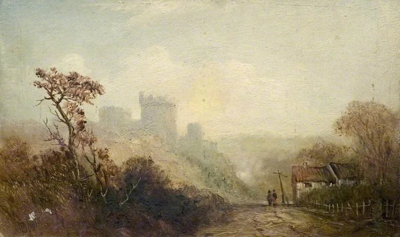 Castle Landscape*, detail