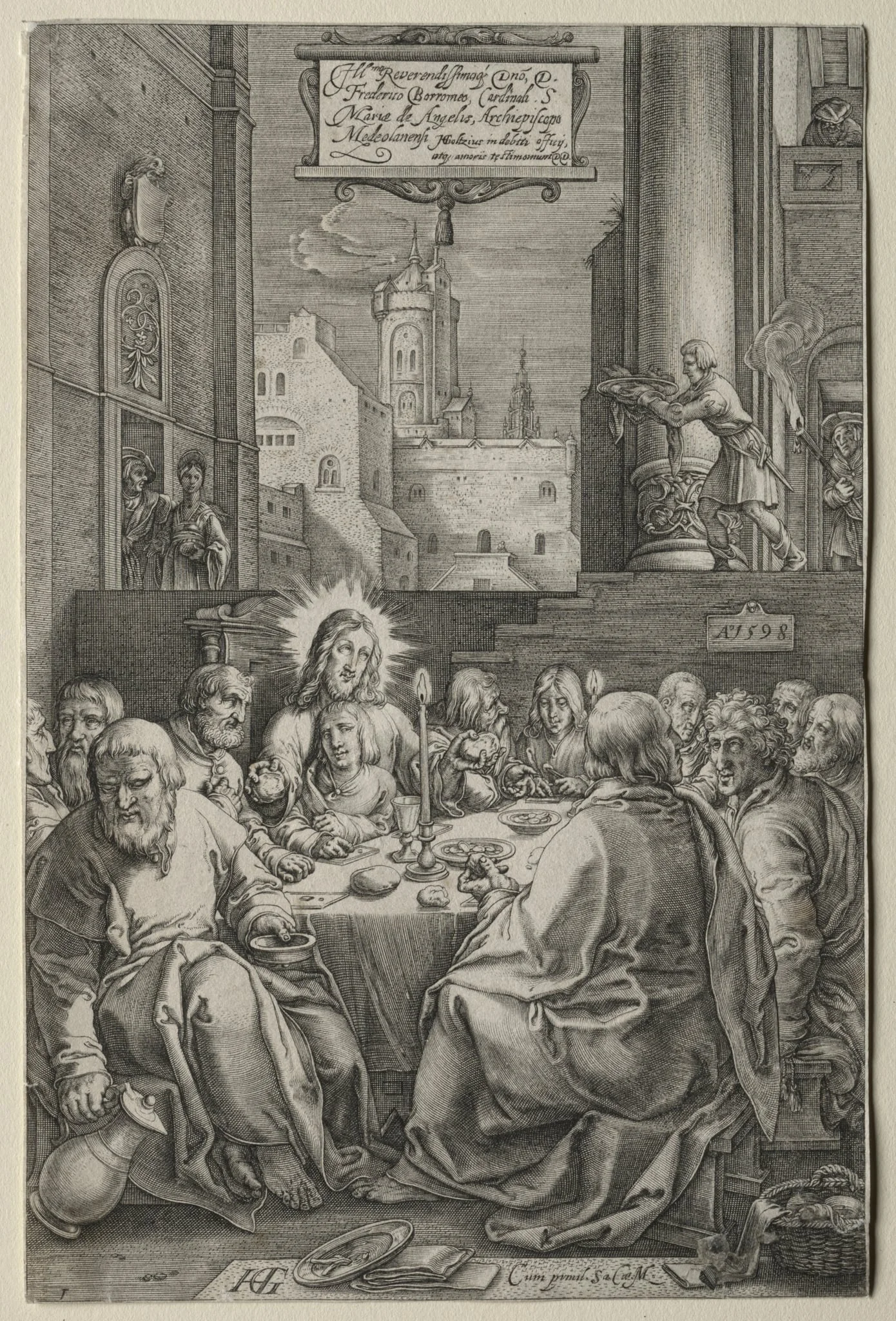 The Passion: The Last Supper, detail