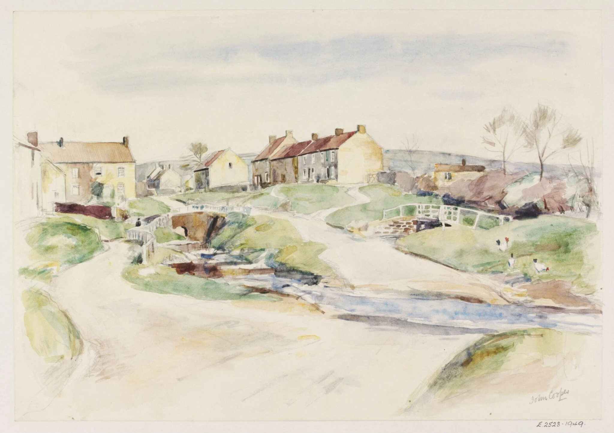The lower ford, Hutton-le-Hole, detail