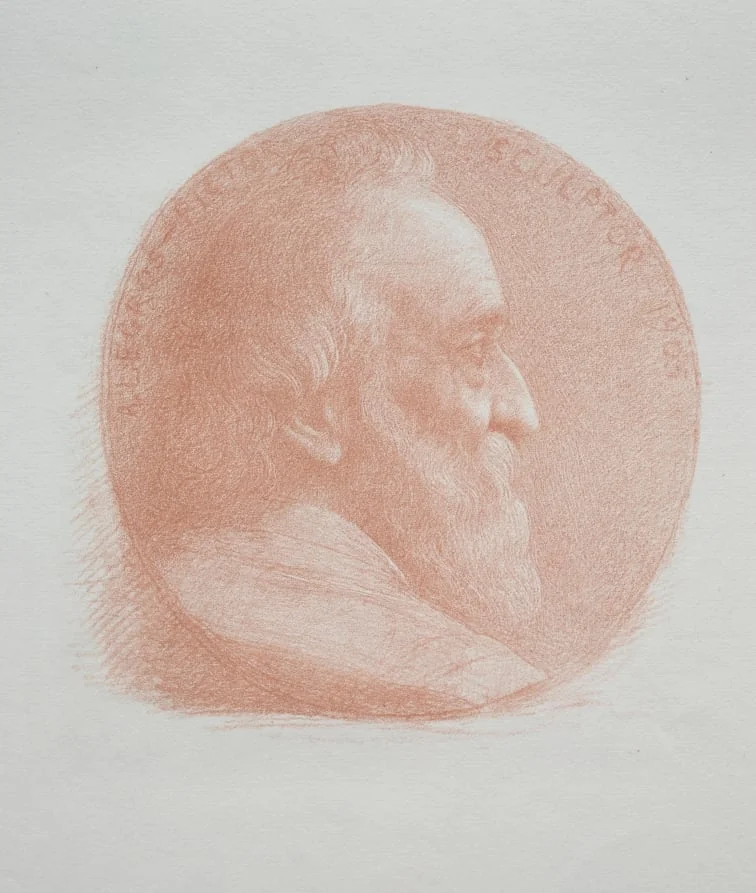 Self-Portrait, Medallion No. 2 (11th Plate), detail