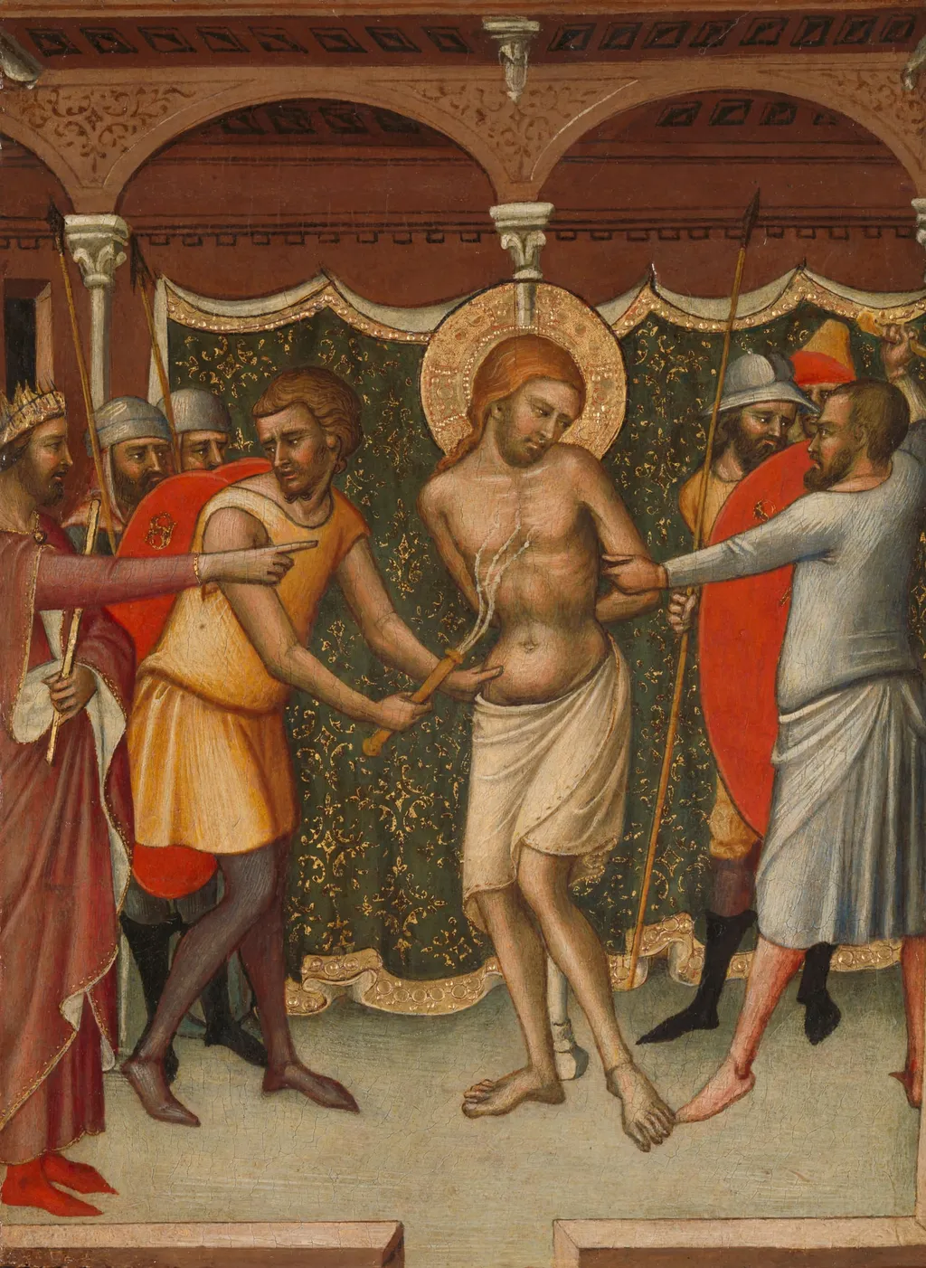 De geseling van Christus, by Luca di Tommè, unspecified, 1365