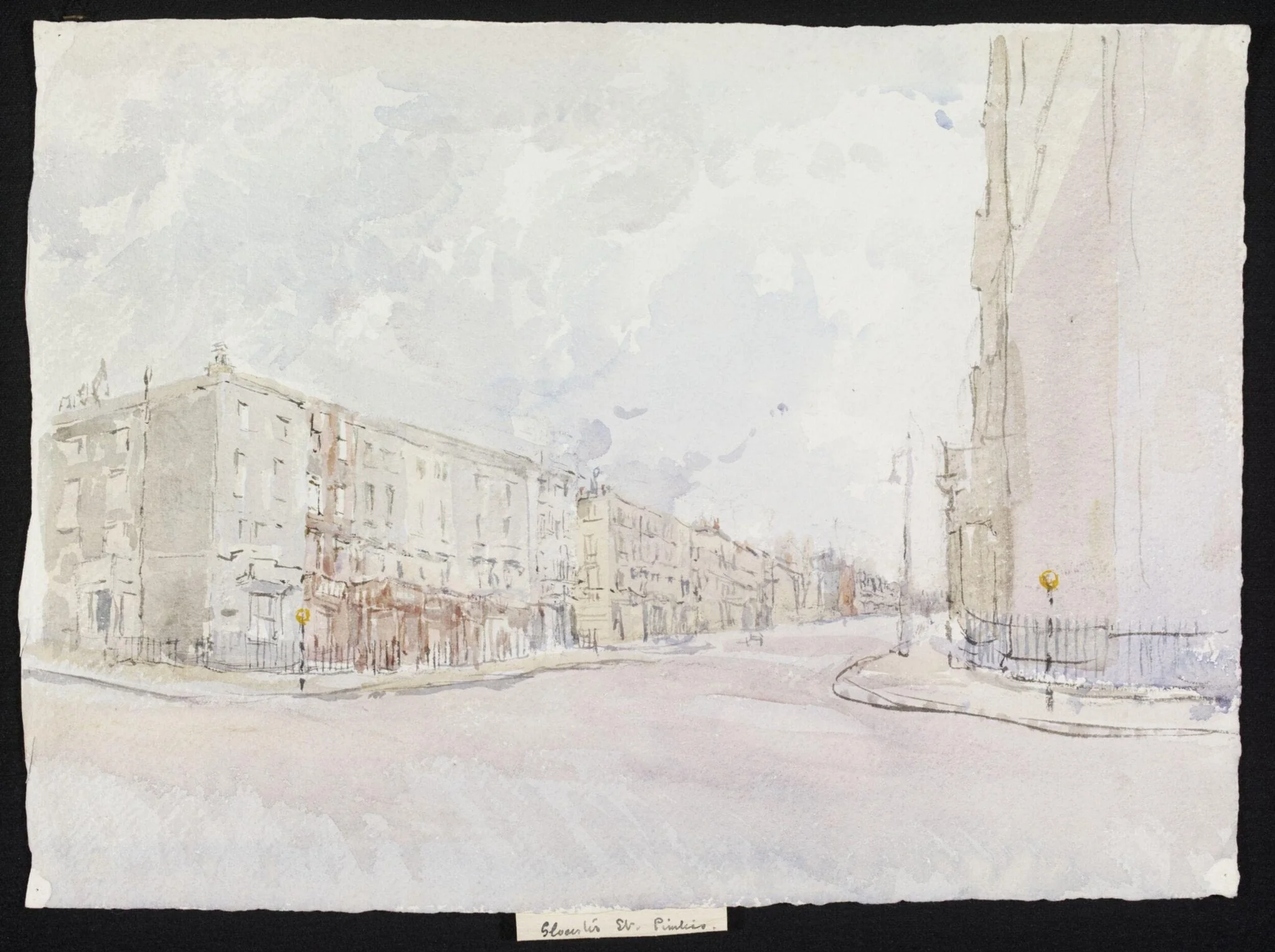 Gloucester Street, Pimlico, detail